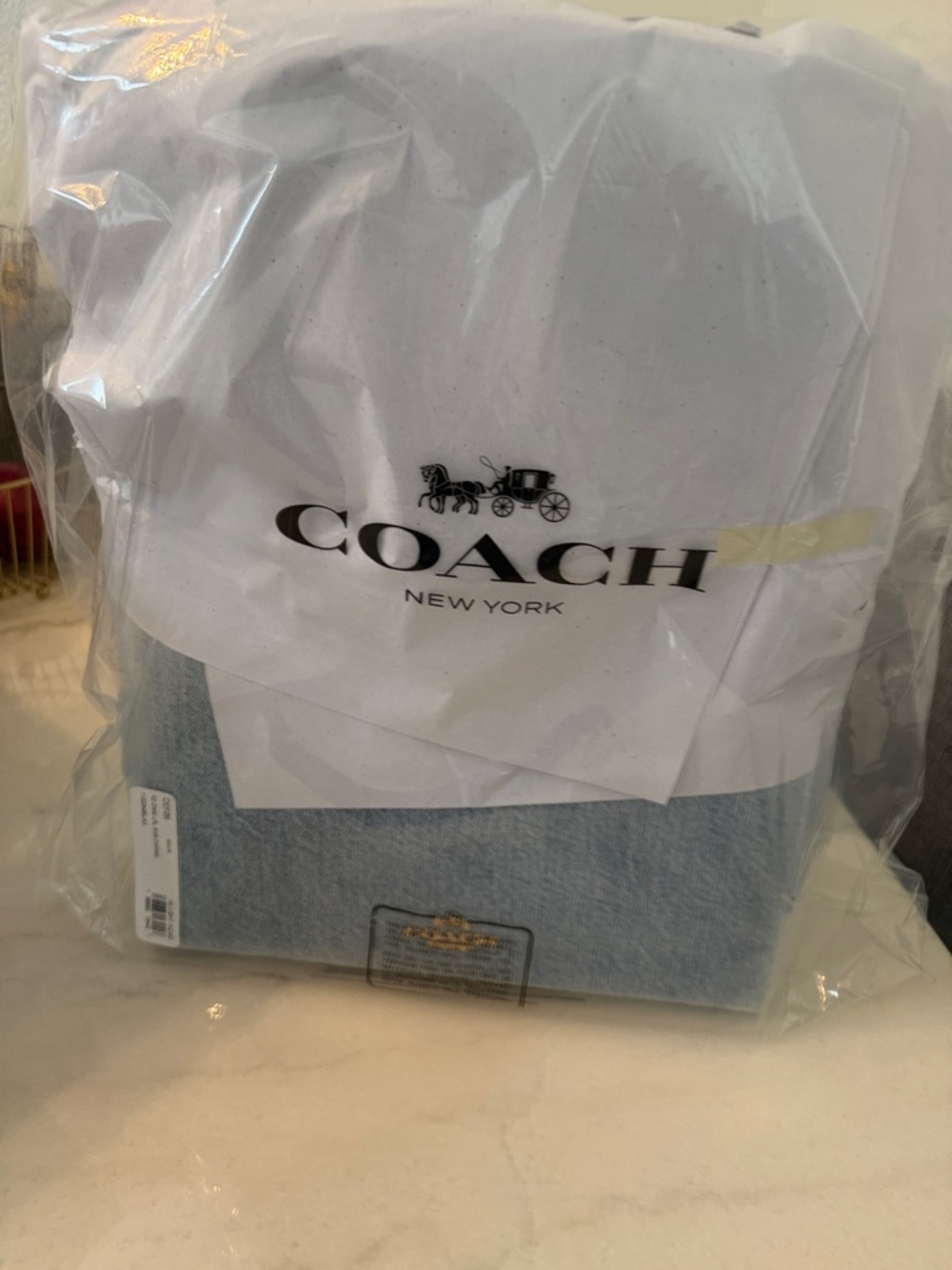 COACH Laurel Shoulder Bag
In Loved Denim With Charms - Picture 4 of 4